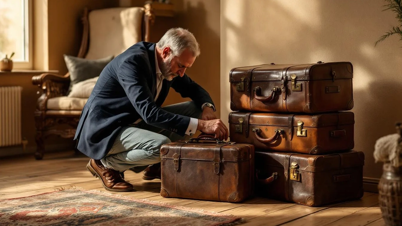 Designér odhaluje, proč byste nikdy neměli vyhazovat staré kufry