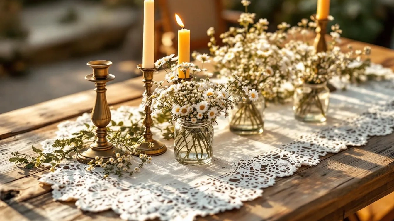 Žádné drahé doplňky, tento trik vytvoří elegantní vintage dekoraci stolu