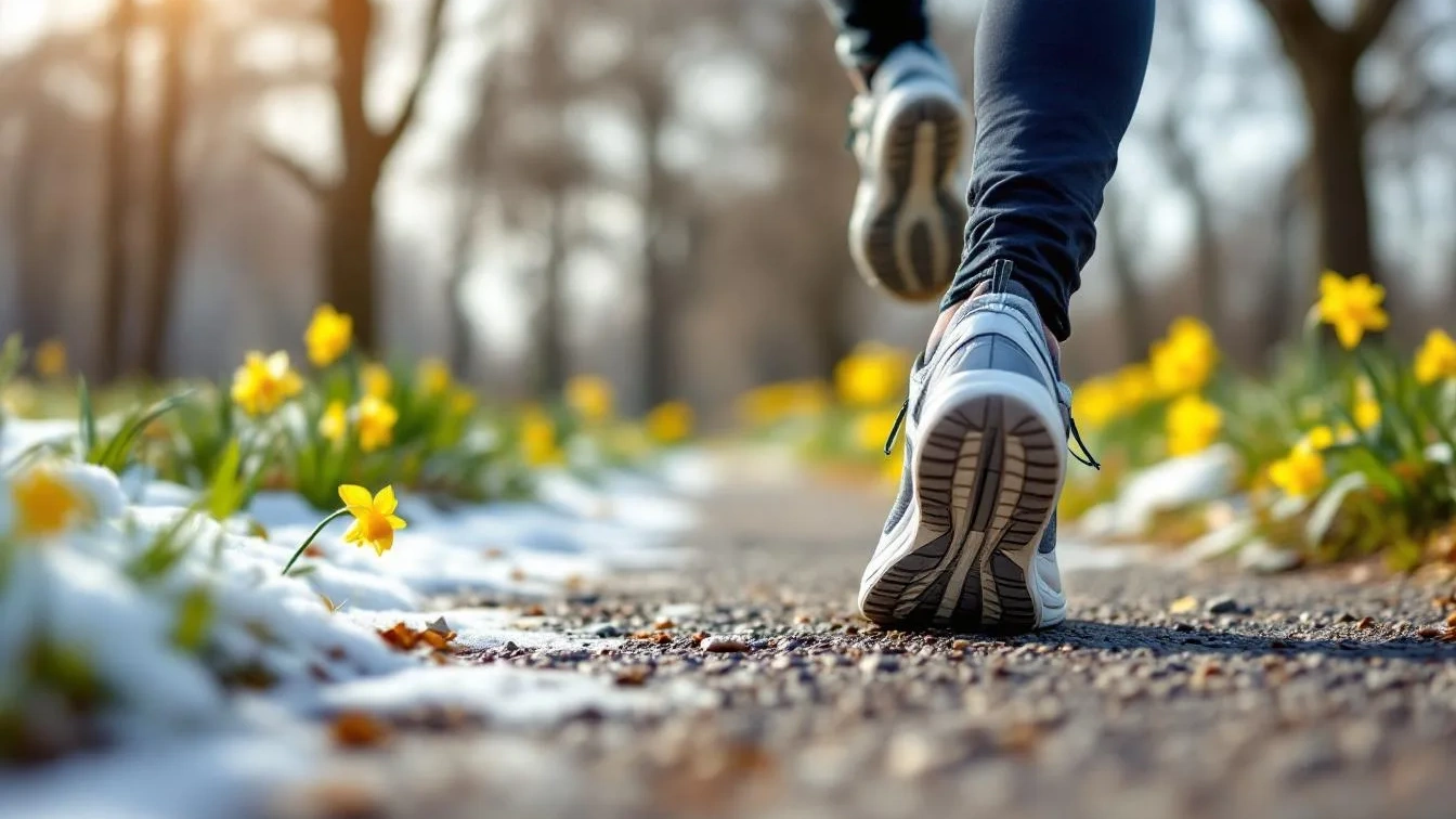 Jak začít běhat po zimě a nezničit si v prvním týdnu kolena