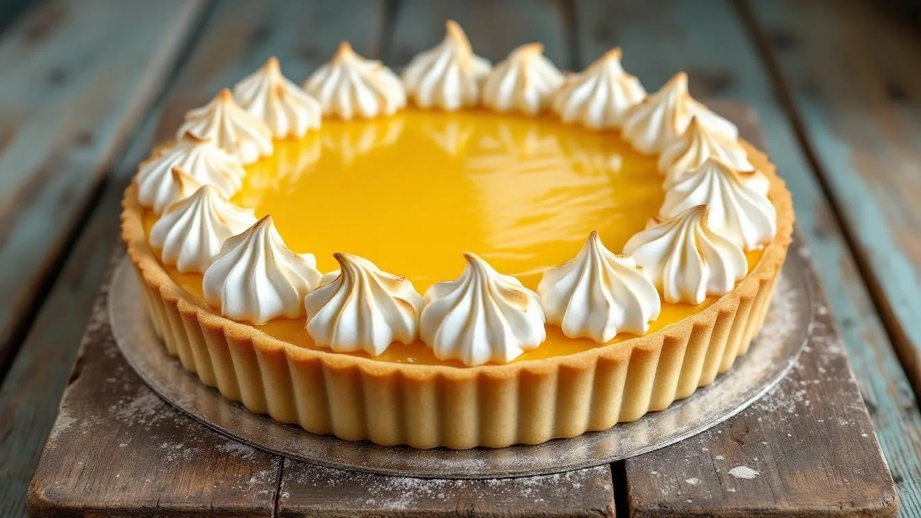 Připravil jsem luxusně vypadající citronový tart, snadno zvládnete i vy