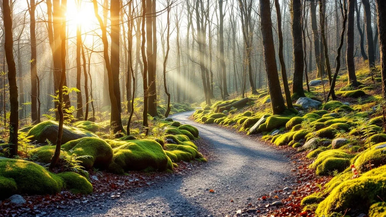 Turista odhaluje, proč je březnová procházka v lese nejlepším způsobem, jak dobít baterie