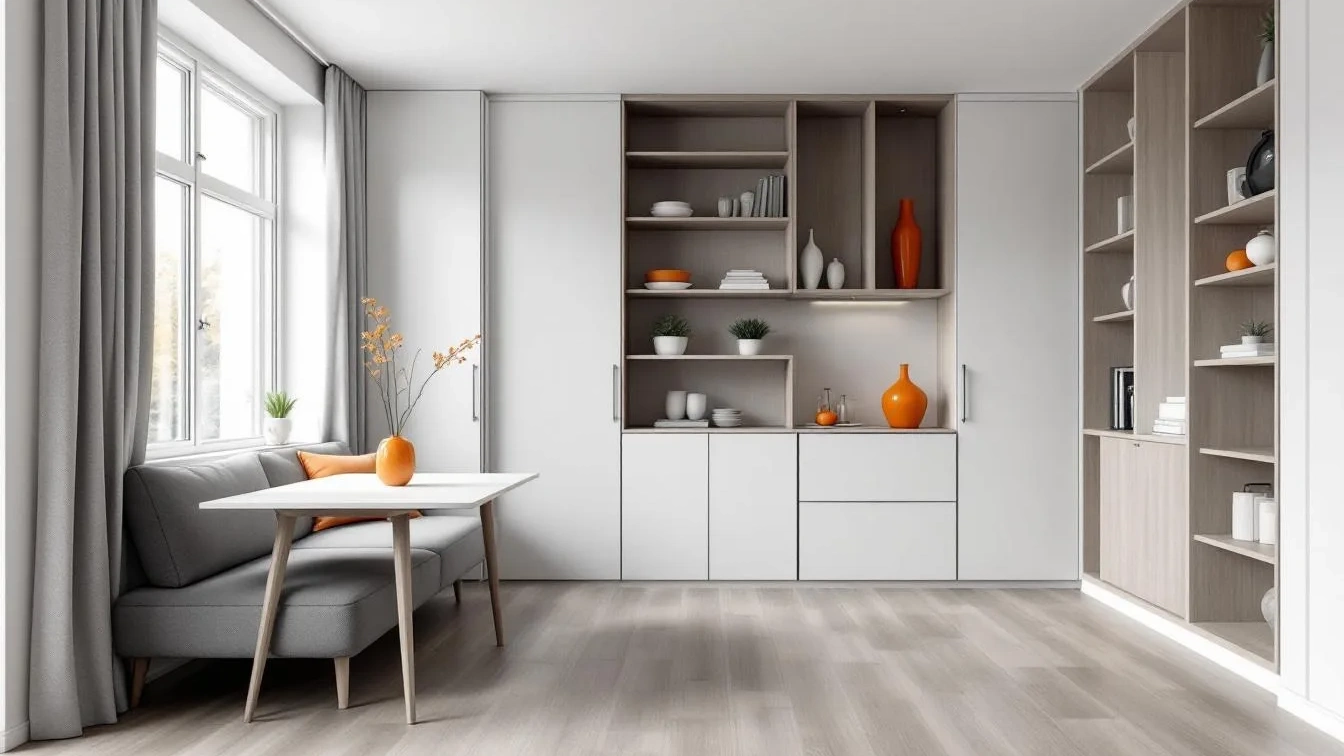 Žádné zbytečné dekorace, tento trik maximalizuje každý metr v malém bytě