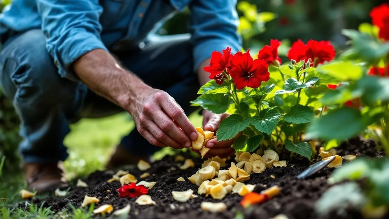 Zahradník odhaluje, proč sušené banánové slupky pomáhají muškátům růst